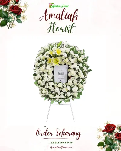 Krans Bunga Duka Cita cibinong